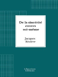 Cover De la sincérité envers soi-même