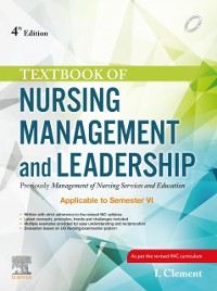Cover Textbook of Nursing Management and Leadership - E-Book