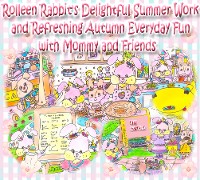 Cover Rolleen Rabbit's Delightful Summer Work and Refreshing Autumn Everyday Fun with Mommy and Friends