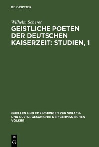 Cover Geistliche Poeten der deutschen Kaiserzeit: Studien, 1