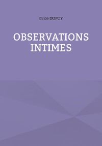 Cover Observations Intimes
