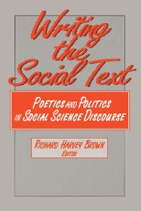 Cover Writing the Social Text