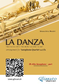 Cover Alto Sax part of "La Danza" tarantella by Rossini for Saxophone Quartet