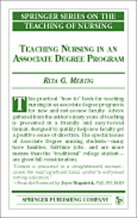 Cover Teaching Nursing In An Associate Degree Program