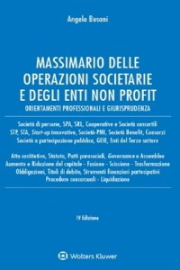 Cover Massimario delle operazioni societarie e degli enti non profit