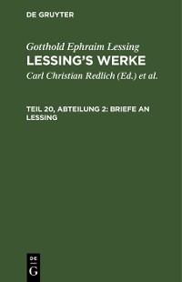 Cover Briefe an Lessing