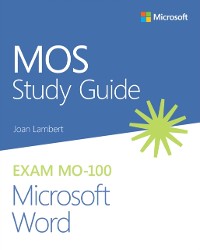 Cover MOS Study Guide for Microsoft Word Exam MO-100