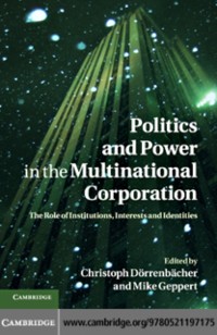 Cover Politics and Power in the Multinational Corporation