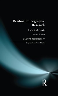 Cover Reading Ethnographic Research