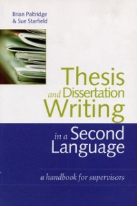 Cover Thesis and Dissertation Writing in a Second Language