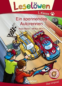 Cover Leselöwen 1. Klasse - Ein spannendes Autorennen
