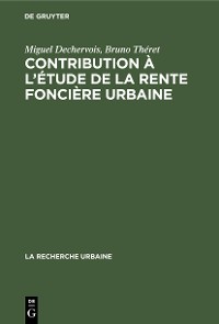 Cover Contribution à l'étude de la rente foncière urbaine