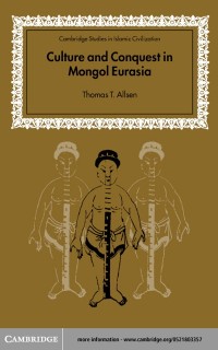 Cover Culture and Conquest in Mongol Eurasia