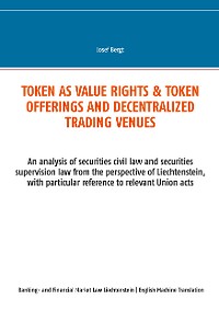 Cover Token as value rights & Token offerings and decentralized trading venues