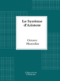 Cover Le Système d’Aristote