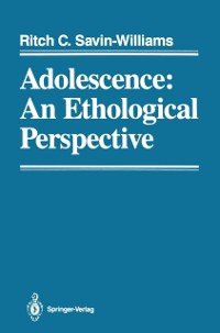Cover Adolescence: An Ethological Perspective