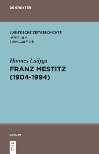 Cover Franz Mestitz (1904–1994)