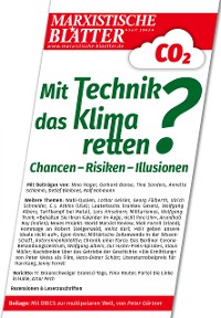 Cover Mit Technik das Klima retten? Chancen – Risiken – Illusionen