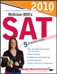Cover McGraw-Hill's SAT, 2010 Edition
