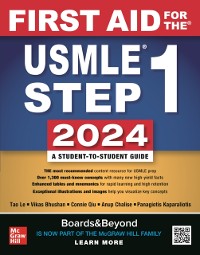 Cover First Aid for the USMLE Step 1 2024