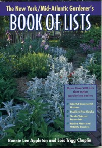 Cover New York/Mid-Atlantic Gardener's Book of Lists