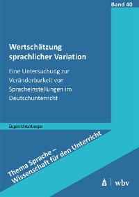 Cover Wertschätzung sprachlicher Variation