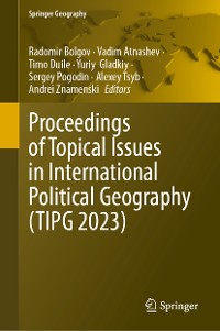 Cover Proceedings of Topical Issues in International Political Geography (TIPG 2023)