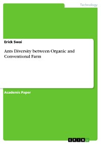 Cover Ants Diversity between Organic and Conventional Farm