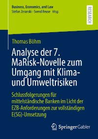 Cover Analyse der 7. MaRisk-Novelle zum Umgang mit Klima- und Umweltrisiken