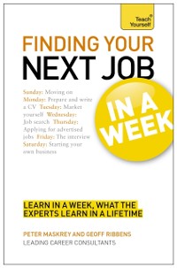 Cover Finding Your Next Job in a Week: Teach Yourself Ebook Epub
