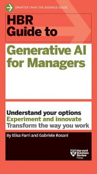 Cover HBR Guide to Generative AI for Managers