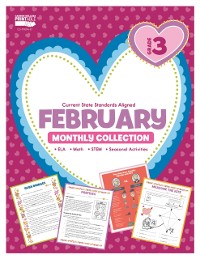 Cover February Monthly Collection, Grade 3