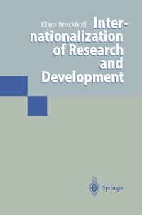 Cover Internationalization of Research and Development