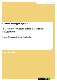 Cover Il Country of Origin Effect e il settore automotive