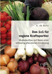 Cover Das 1x1 für vegane Kraftsportler. Muskelaufbau auf Basis einer vollwertig pflanzlichen Ernährung