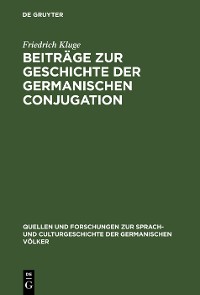 Cover Beiträge zur Geschichte der germanischen Conjugation