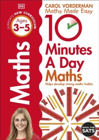 Cover 10 Minutes A Day Maths, Ages 3-5 (Preschool)