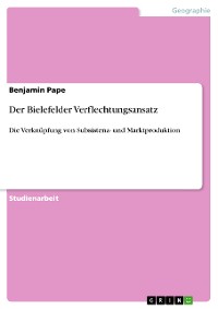 Cover Der Bielefelder Verflechtungsansatz