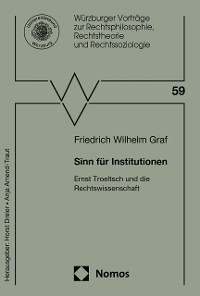 Cover Sinn für Institutionen