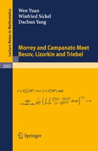 Cover Morrey and Campanato Meet Besov, Lizorkin and Triebel