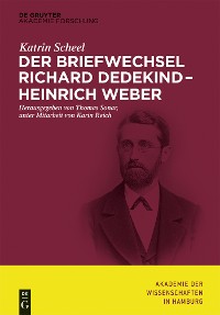Cover Der Briefwechsel Richard Dedekind – Heinrich Weber