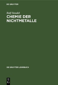 Cover Chemie der Nichtmetalle