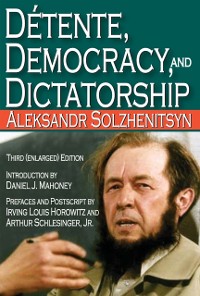 Cover Detente, Democracy and Dictatorship
