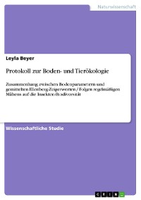 Cover Protokoll zur Boden- und Tierökologie