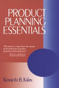 Cover Product Planning Essentials