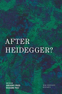 Cover After Heidegger?
