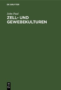 Cover Zell- und Gewebekulturen