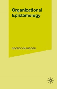 Cover Organizational Epistemology