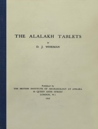 Cover Alalakh Tablets