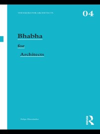 Cover Bhabha for Architects